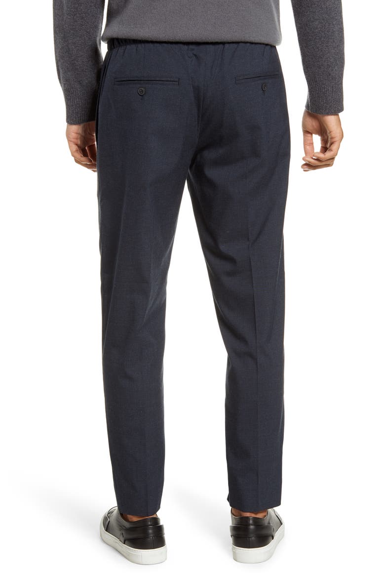 Elastic Waist Slim Fit Pants, Alternate, color, NAVY MULTI