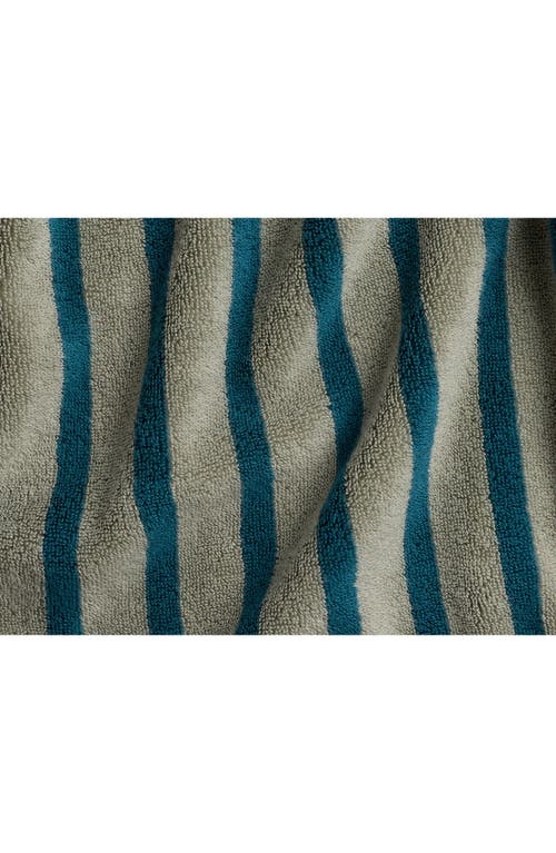 Parachute Stripe Terry Cloth Robe