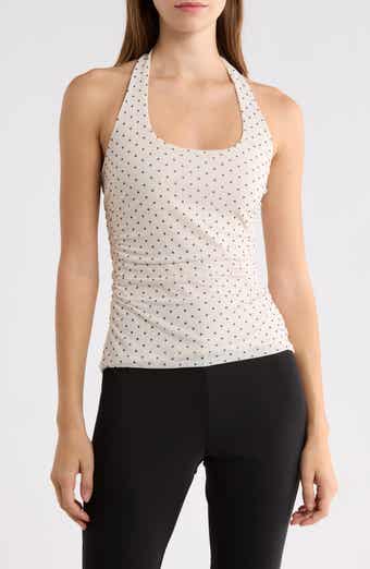 Madeline Scoop Neck Halter Top