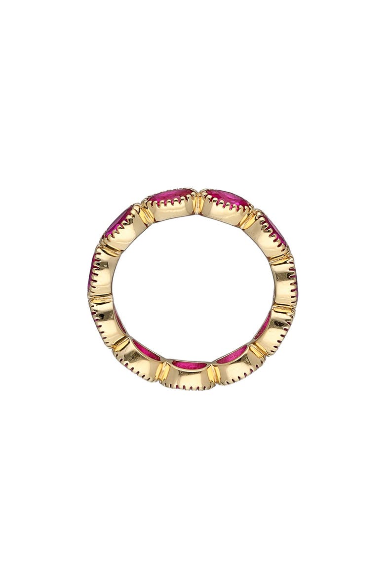 Lab-Grown Ruby Eternity Ring, Alternate, color, PINK