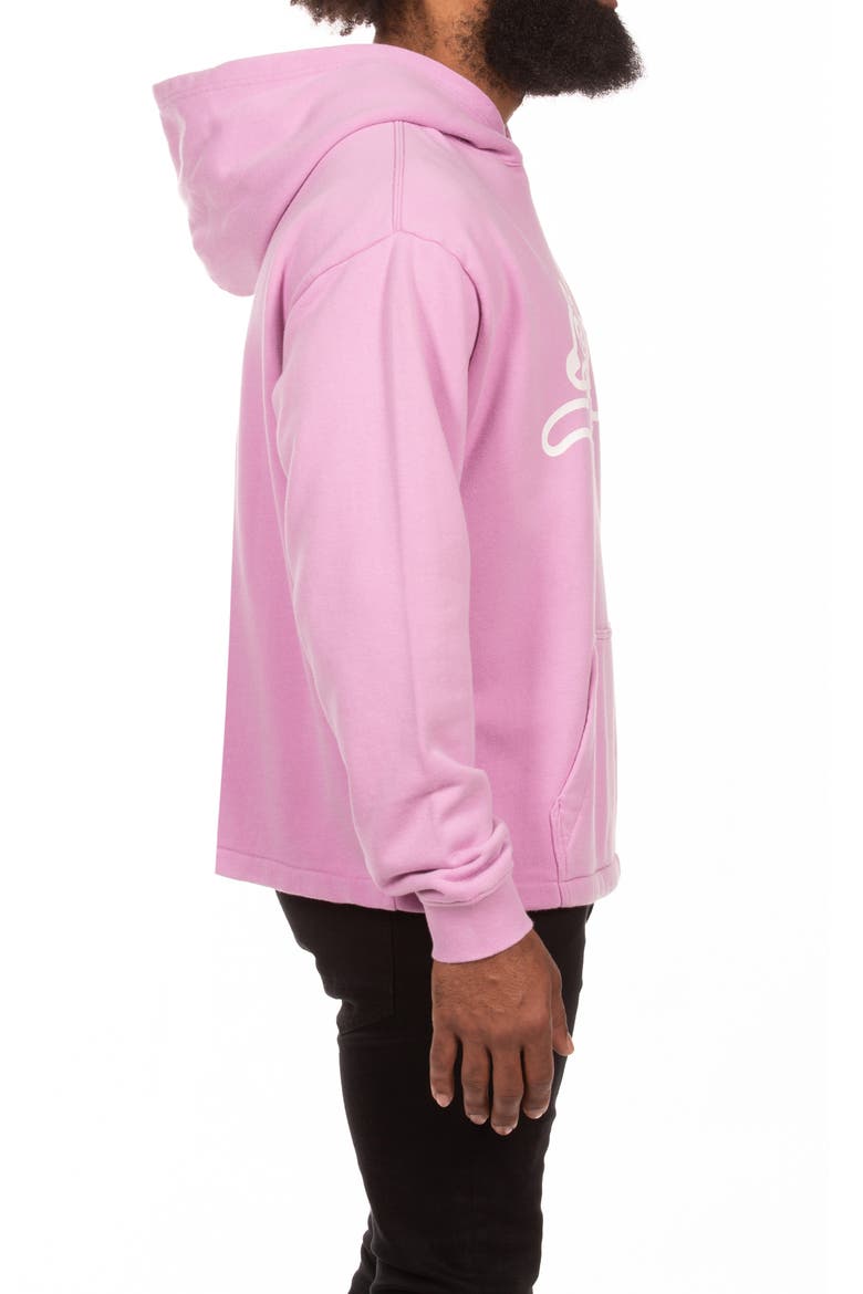 Yogurt Cotton French Terry Hoodie, Alternate, color, ORCHID