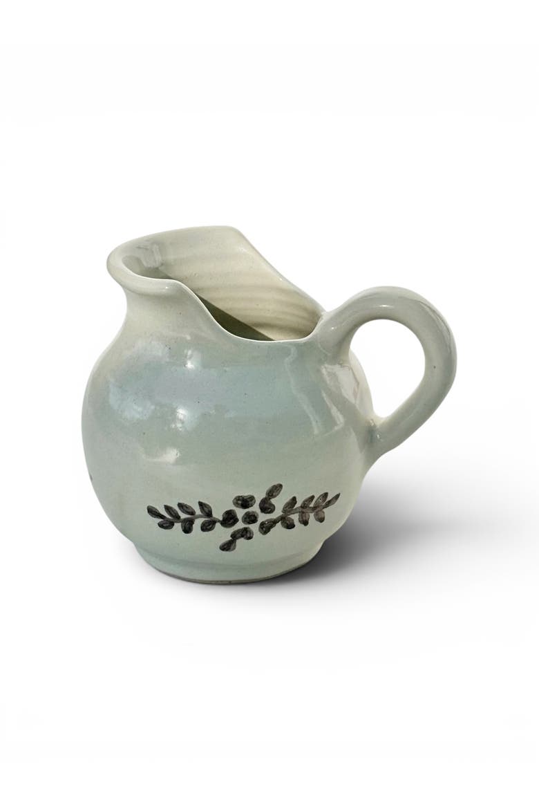 Hand Painted Margot Creamer, Main, color, Brown