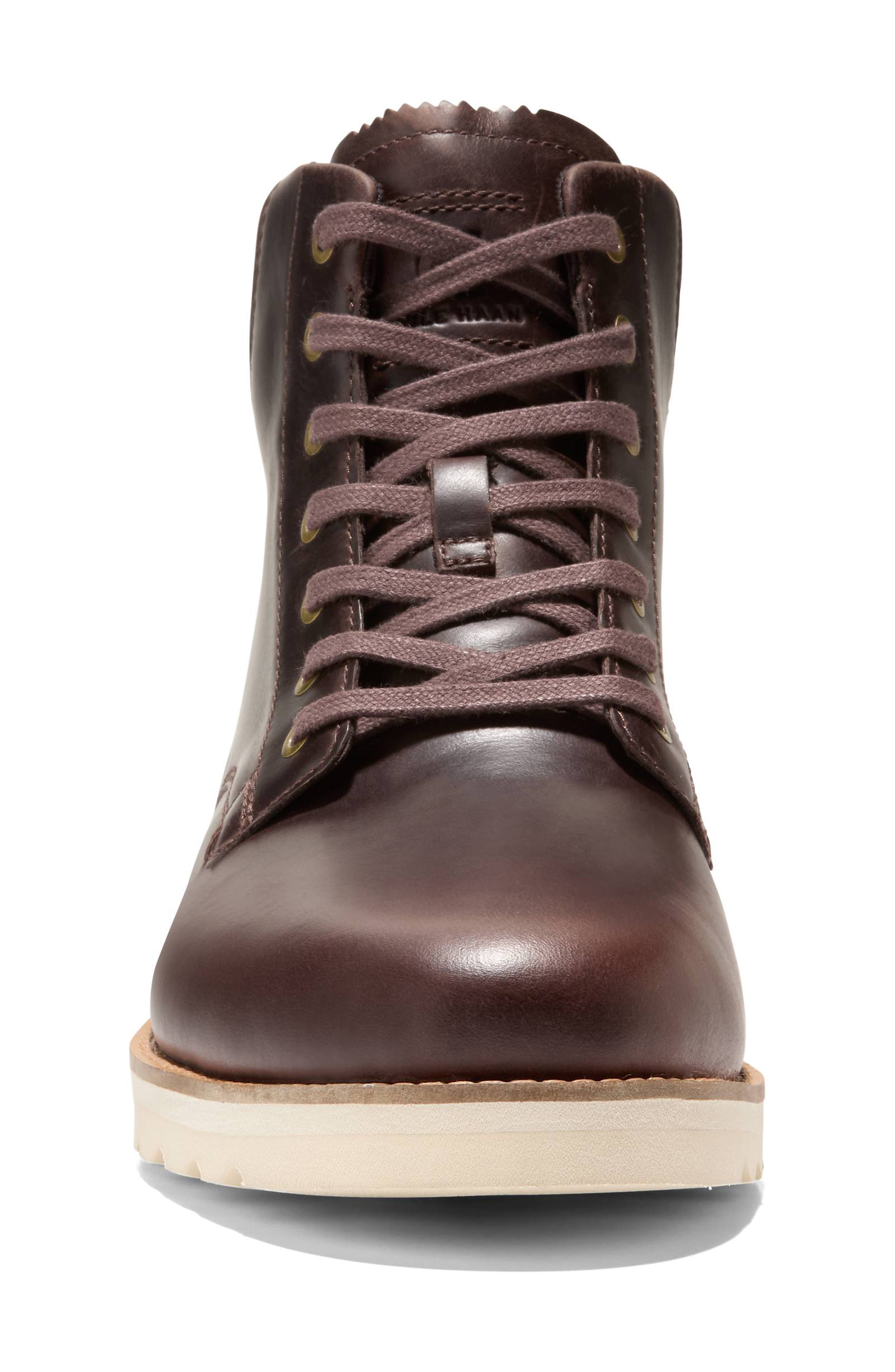 Cole Haan Grand Woodbury Waterproof Boot, Alternate, color, Maple/ Walnut/ Alabaster