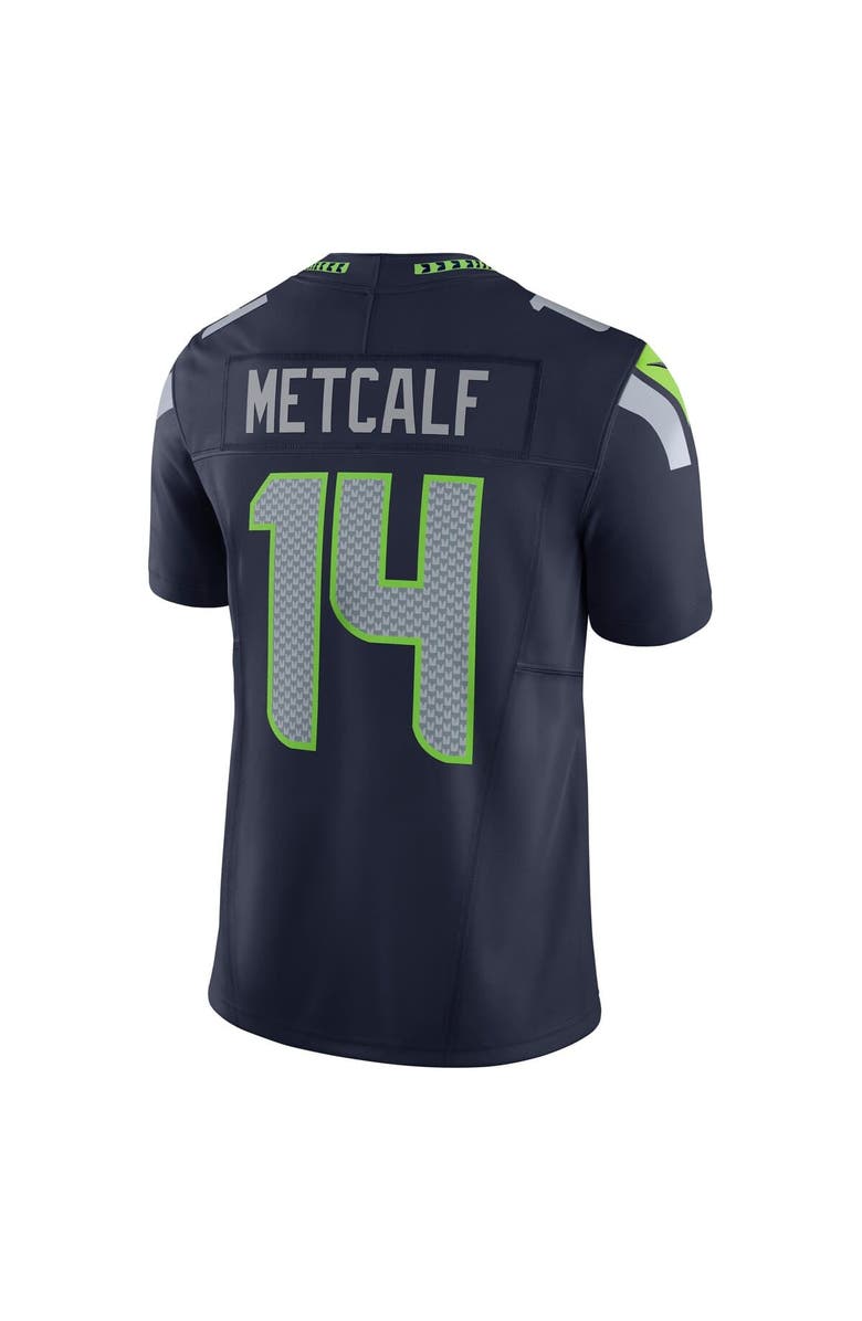 Nike Men's Nike DK Metcalf College Navy Seattle Seahawks 50th Season Vapor F.U.S.E. Limited Jersey, Alternate, color, 