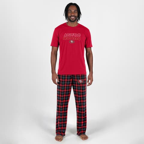 Men's Concepts Sport Scarlet San Francisco 49ers Highland Sleep Set