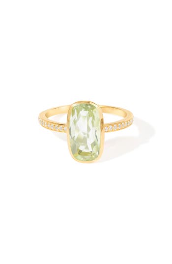 Ys Gems Gemstone Ring In Green