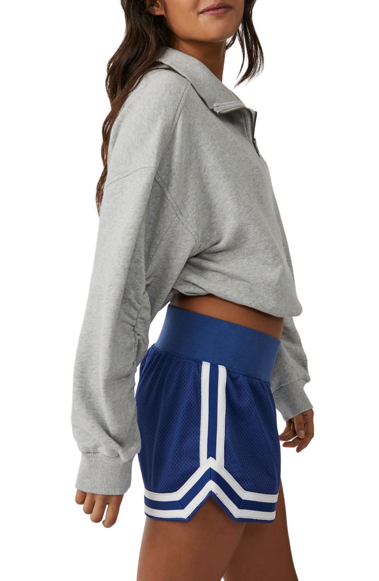 FP Movement by Free People Valley Girl Half Zip Crop Sweatshirt, Alternate, color,