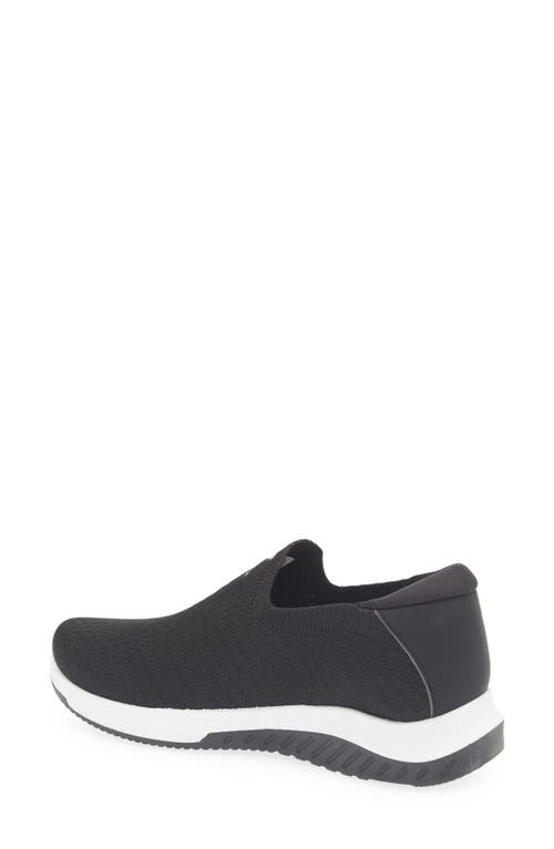 Danskin Textured Slip-on Sneaker In Black