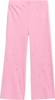 Truly Me Crystal Embellished Flare Leg Pants