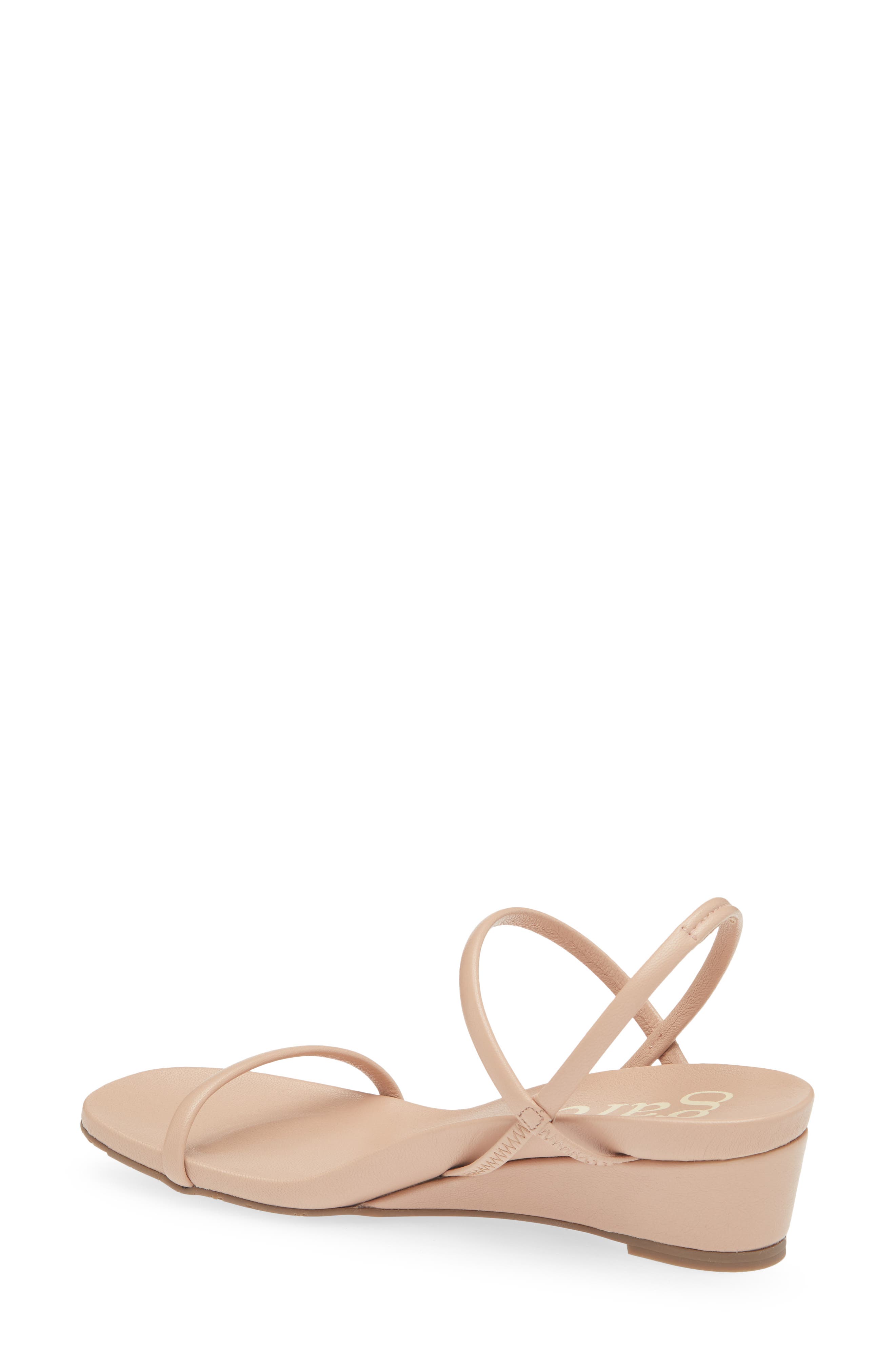 Pedro Garcia Wikta Slingback Wedge Sandal, Alternate, color, Buff Caprine