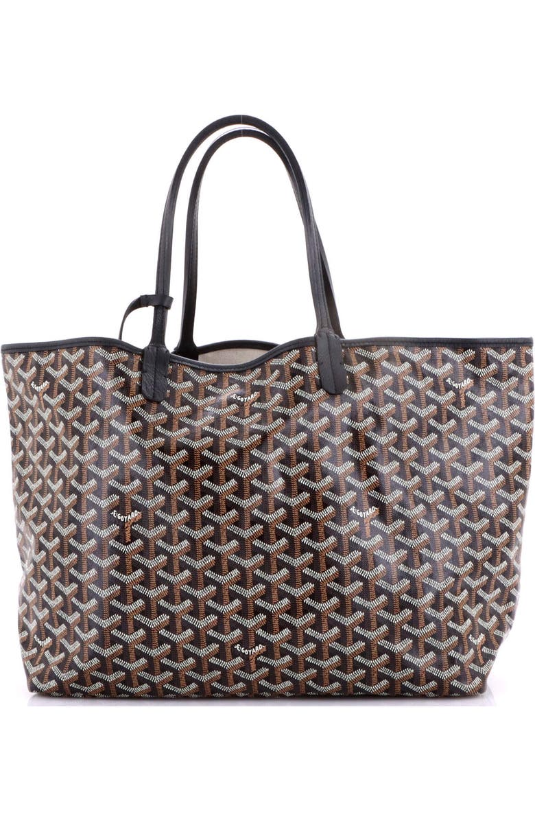 Pre-Owned Goyard Saint Louis Tote Coated Canvas PM, Alternate, color, Black