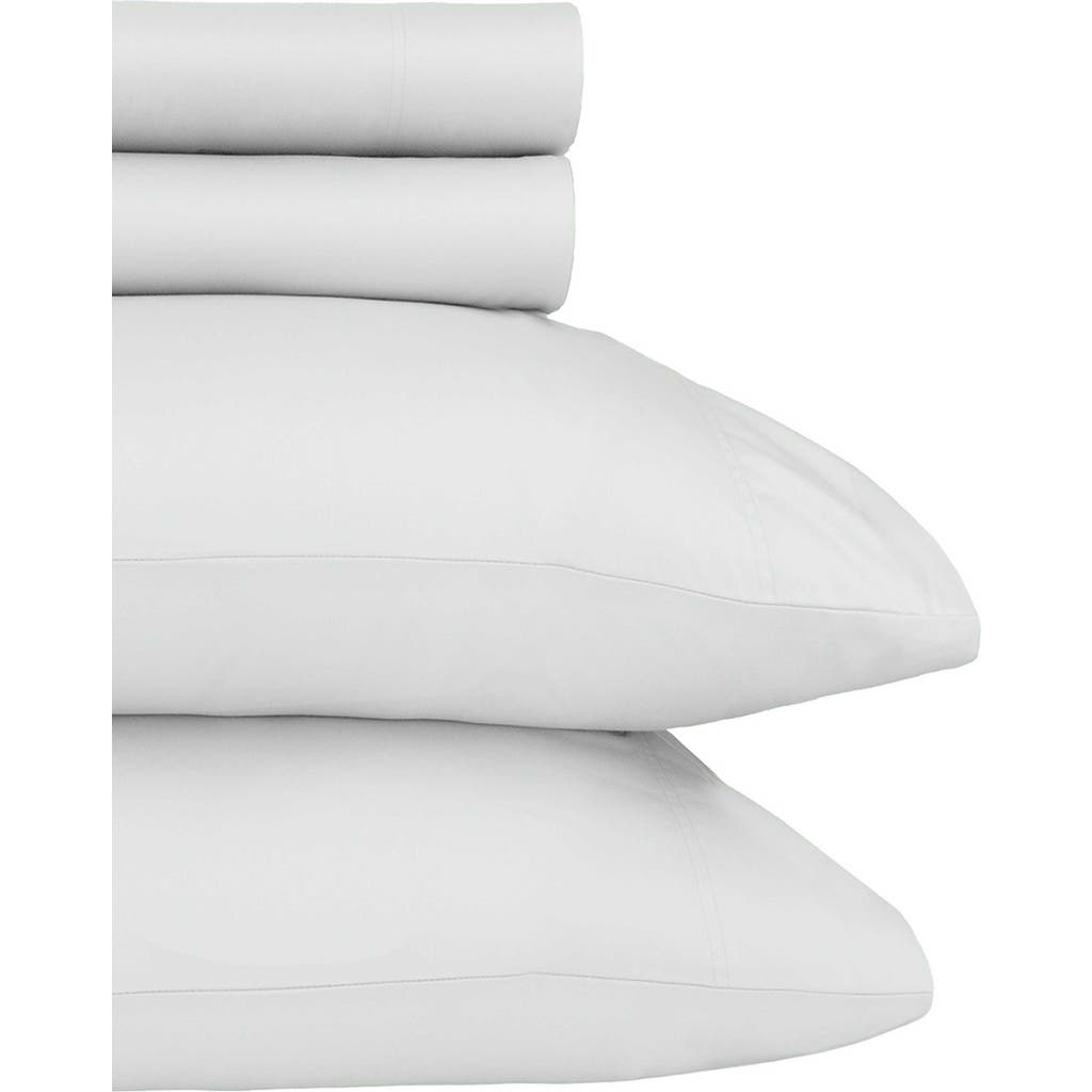 California Design Den Signature Comfort 100% Egyptian Cotton Soft Sateen Sheet Set In White