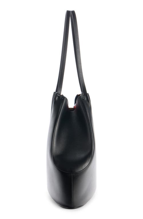 Givenchy Medium Facet Tote Bag In Grained Leather In Black
