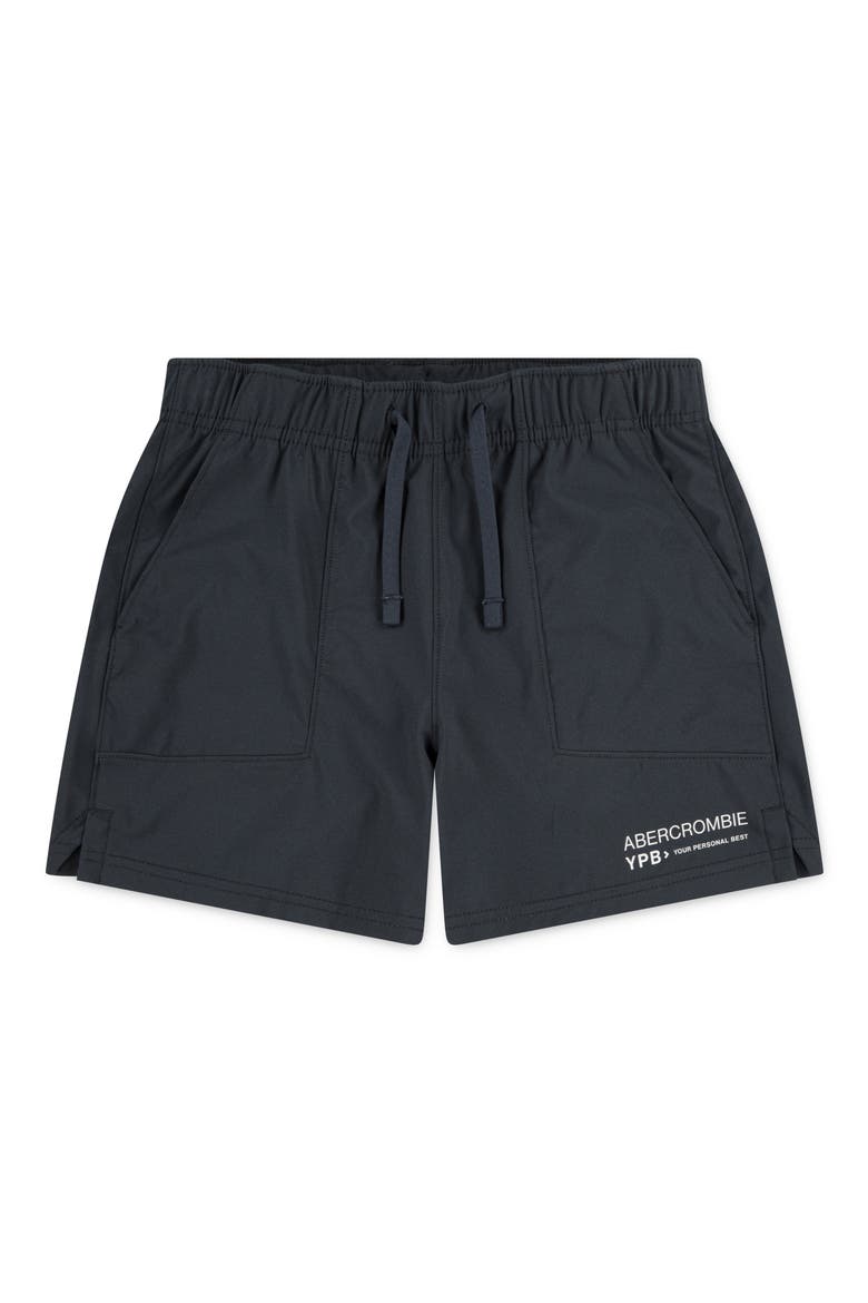 Kids' Motiontek Shorts, Main, color, BLACK BEAUTY BEAUTIFUL BLACK