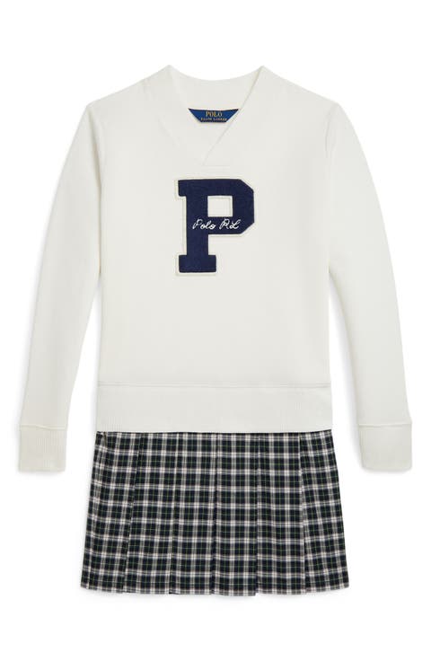 Kids' Mixed Media Sweater Dress (Big Kid)