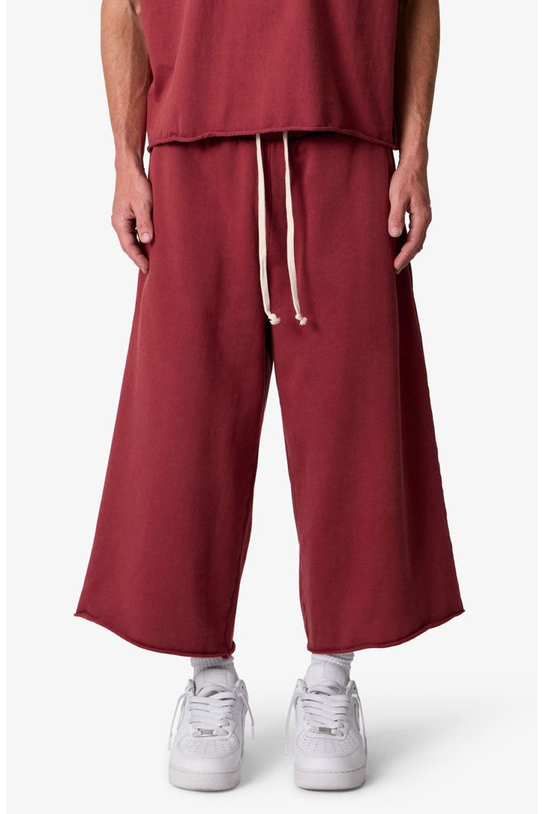 Extralong Sweat Shorts, Main, color, MAROON