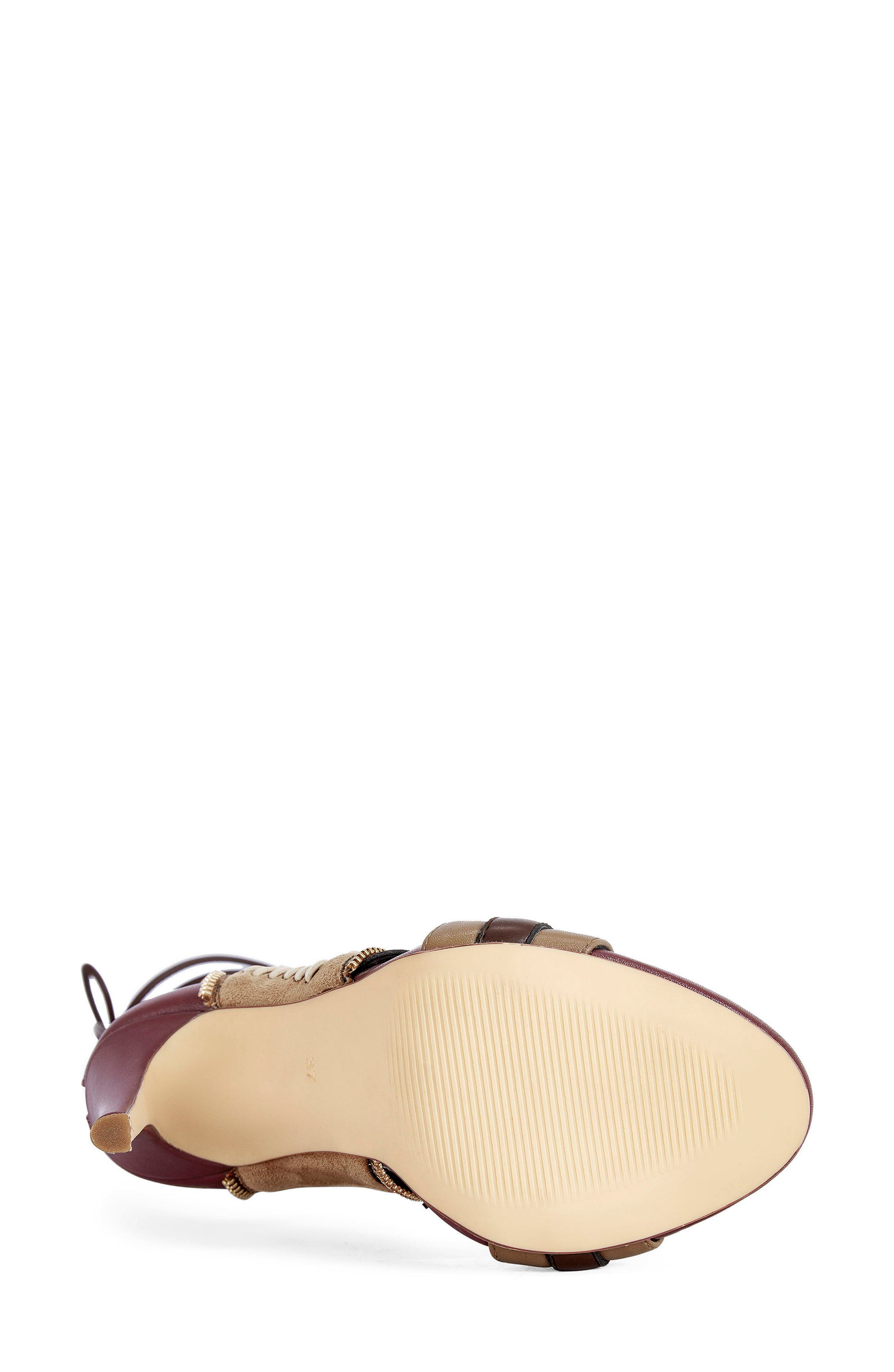 AZALEA WANG Shai Knee High Sandal, Alternate, color, 