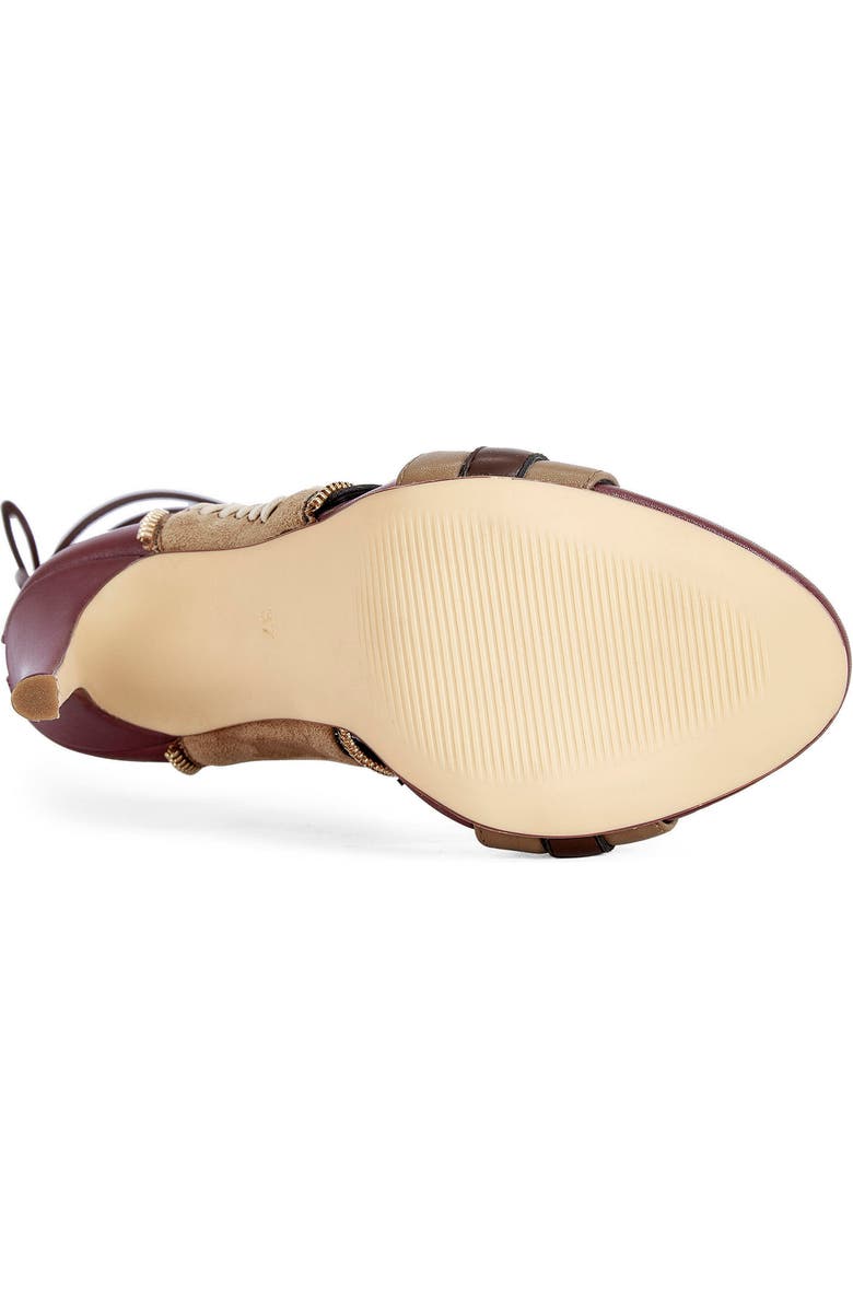 AZALEA WANG Shai Knee High Sandal, Alternate, color,