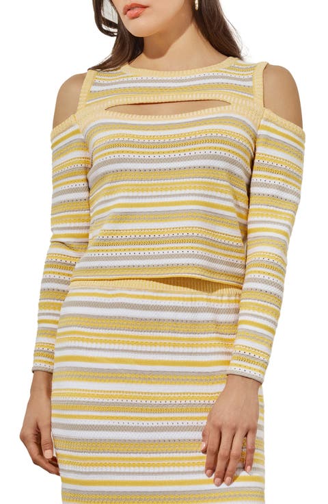 Cold Shoulder Crop Top