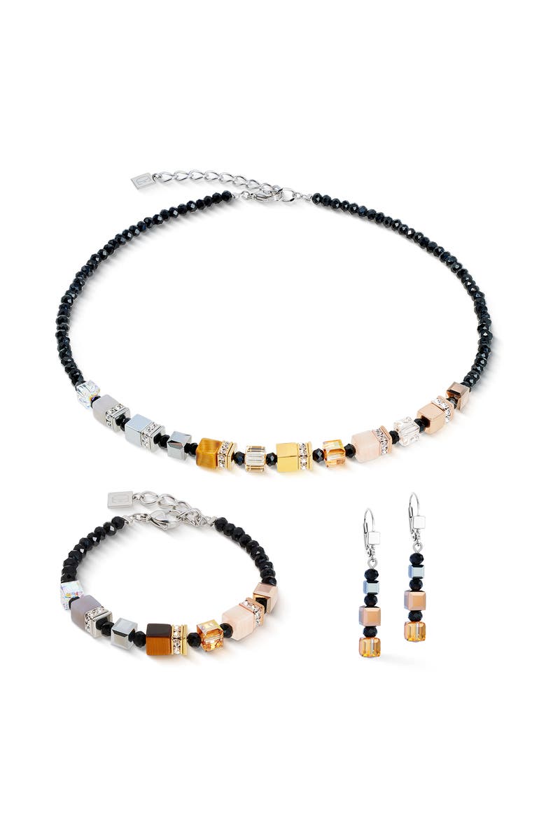 COEUR DE LION Geocube Precious Nature Necklace, Alternate, color, Tricolor