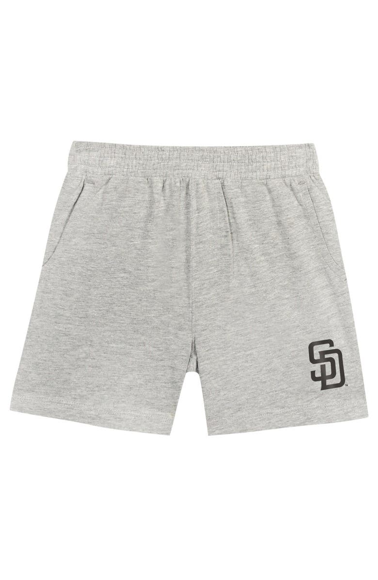 Outerstuff Toddler Fanatics Branded Brown/Gray San Diego Padres Bases Loaded T-Shirt & Shorts Set, Alternate, color, 