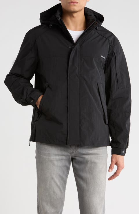 Nylon Hooded Jacket