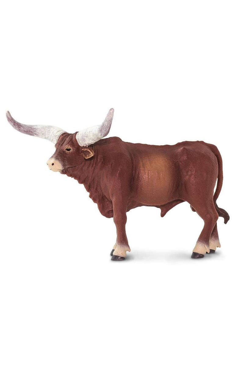 Safari Ltd. Watusi Bull Kids Toy Figure, Alternate, color, NO COLOR