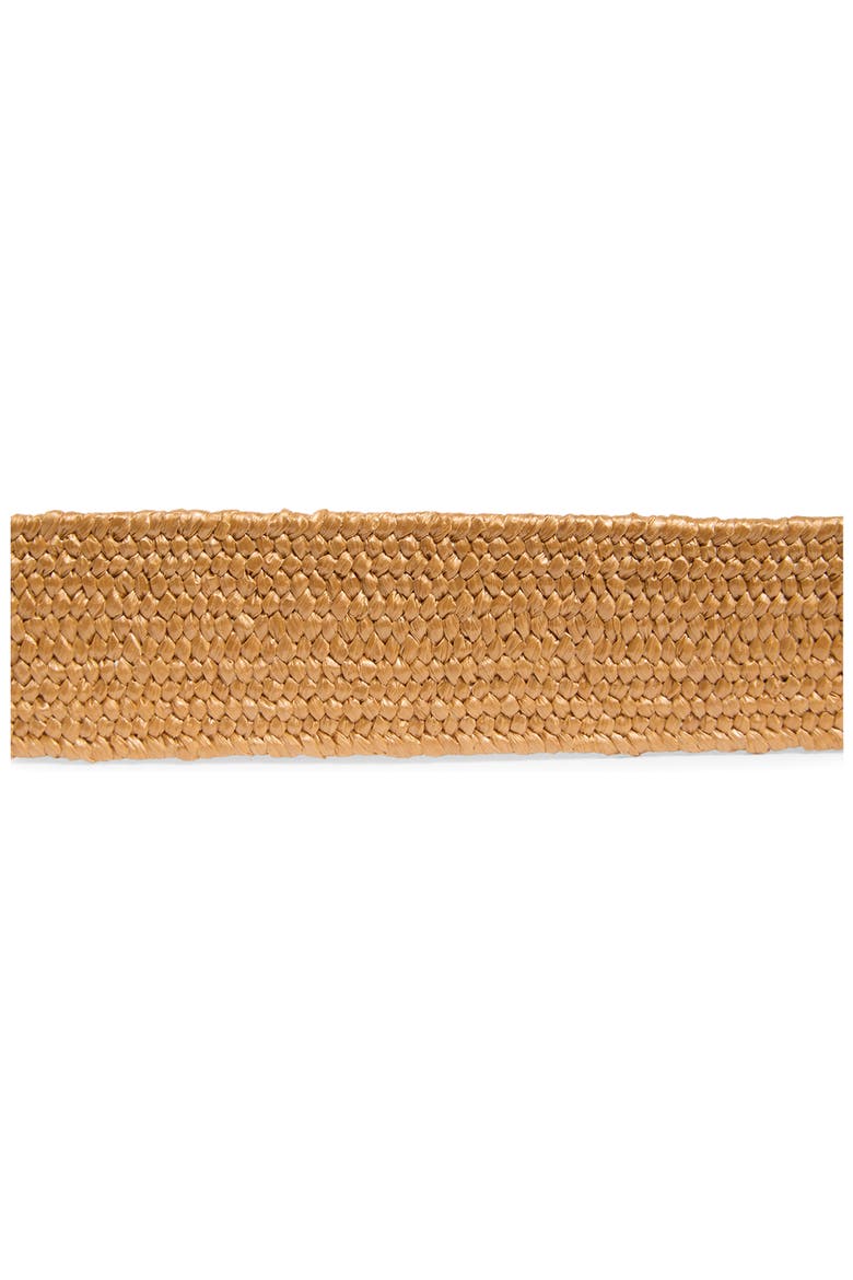 Resin Buckle Stretch Woven Belt, Alternate, color, CARAMEL
