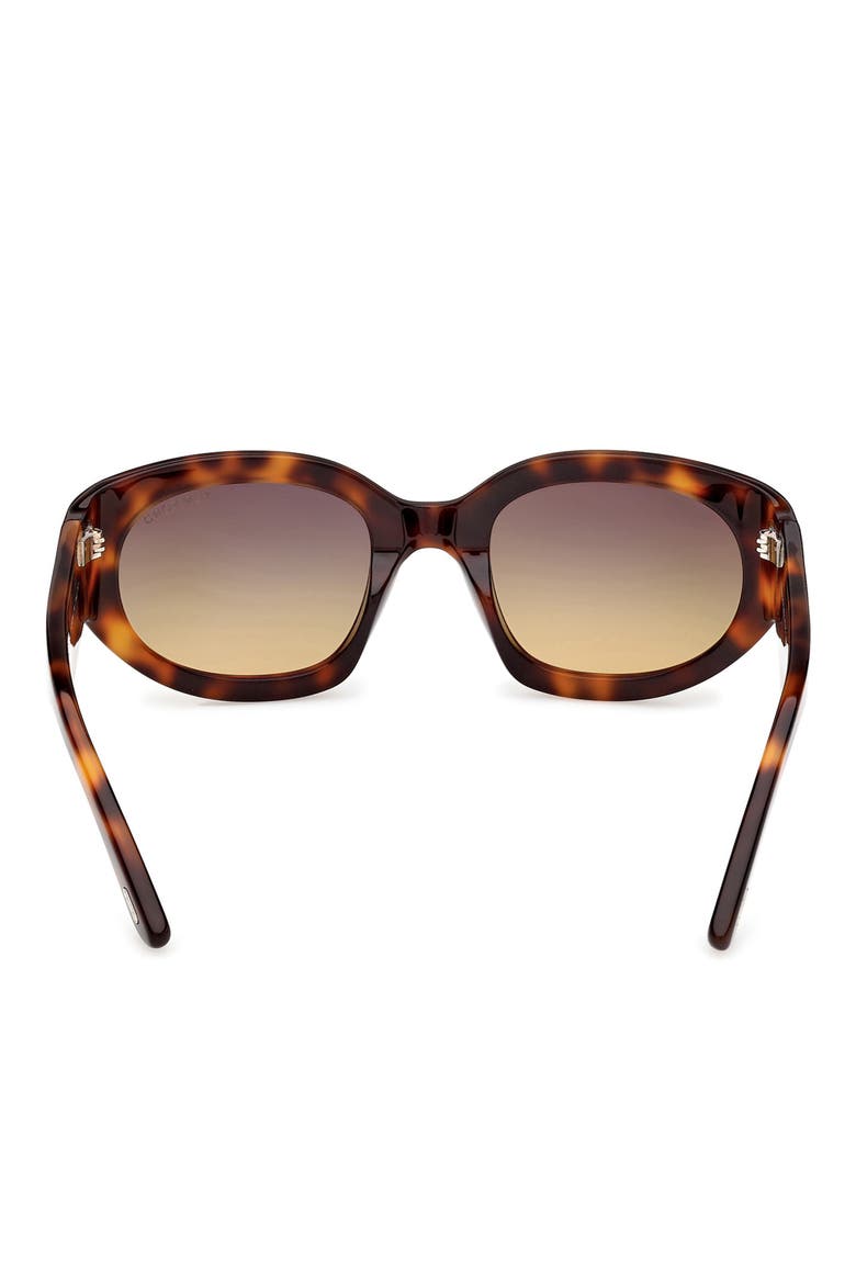 Arizona 53mm Gradient Rectangular Sunglasses, Alternate, color, CLASSIC HAVANA / SMOKE AMBER