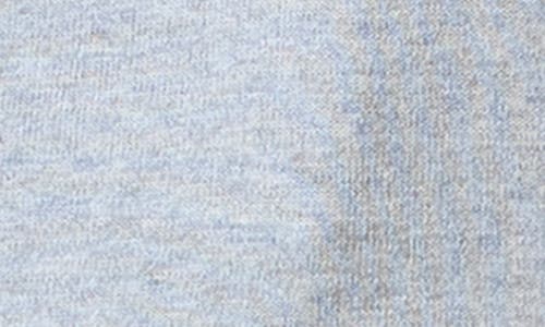 Papinelle Cotton & Cashmere Crewneck Pajama Top In Gray