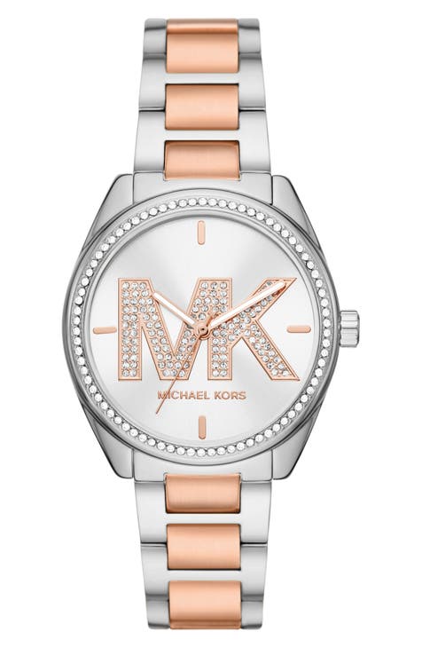 Mini Janelle Two Tone Bracelet Watch, 36mm