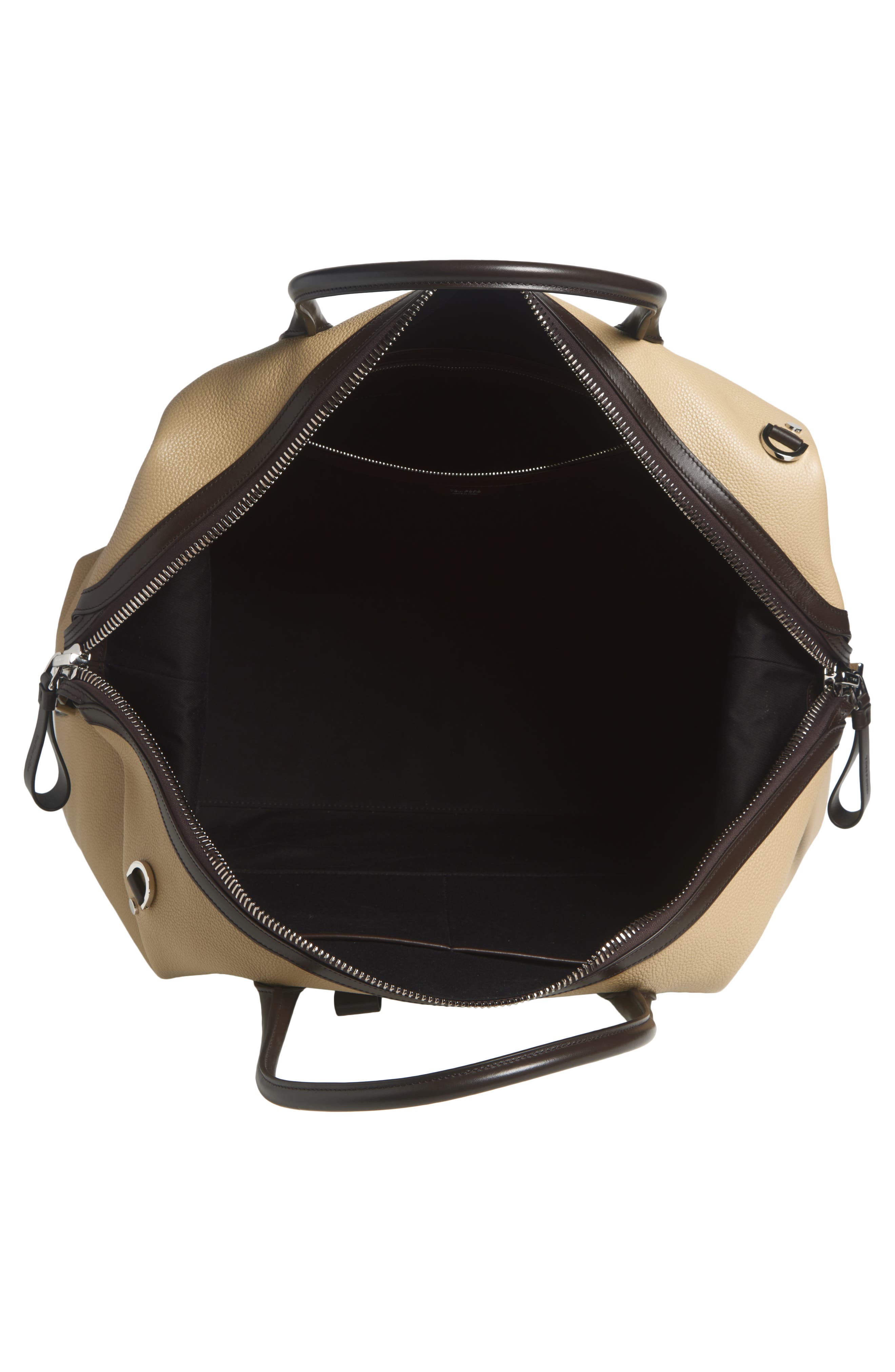 TOM FORD Buckley Leather Weekend Bag, Alternate, color, 