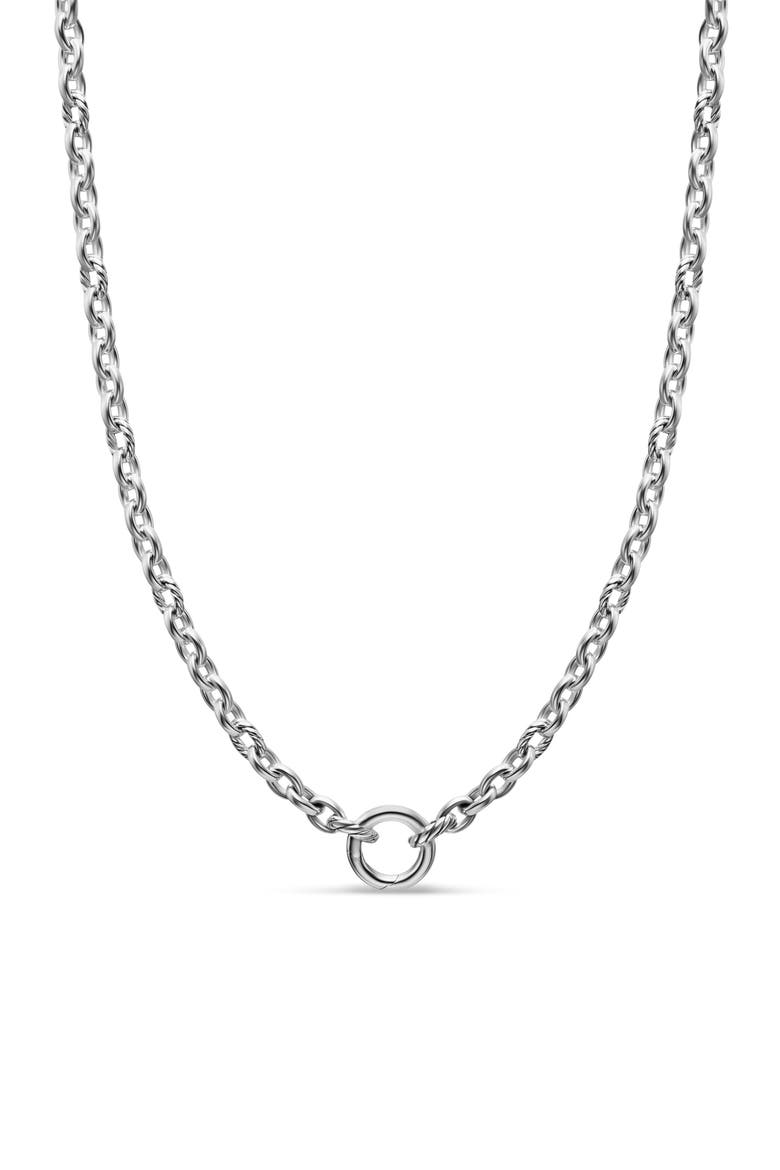 DY Mercer® Petite Chain Necklace, 4.5mm, Main, color, SILVER