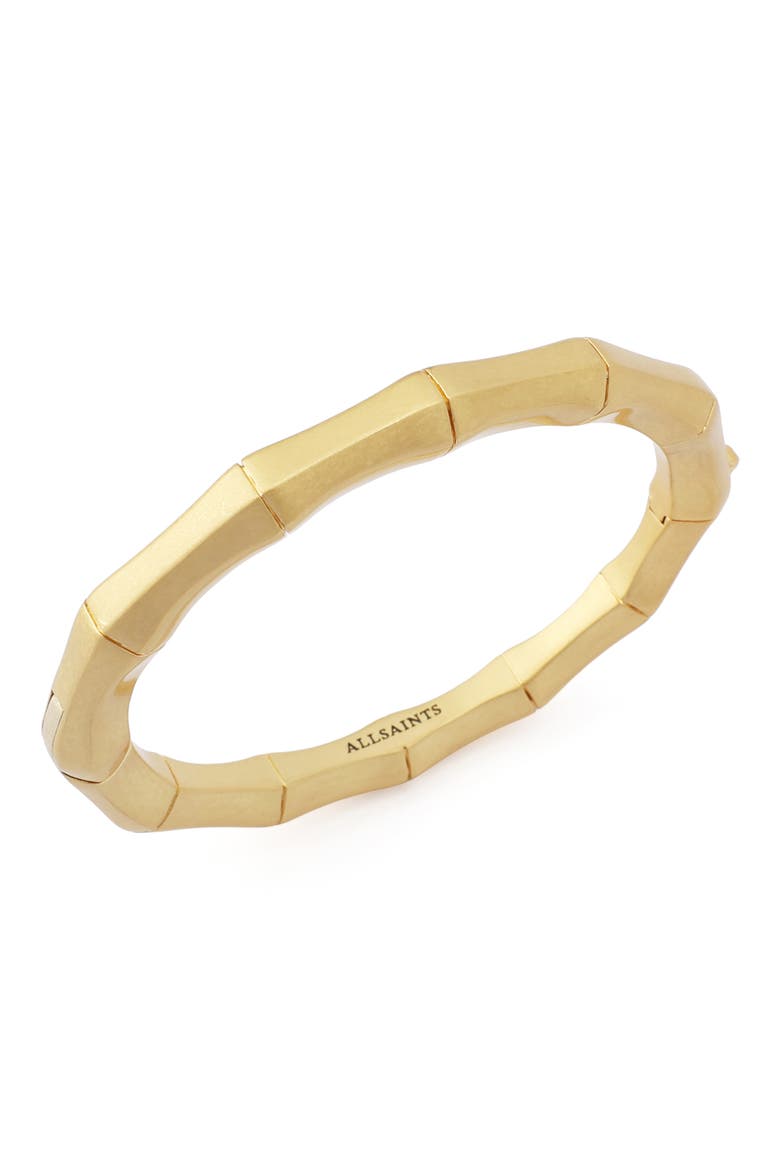 Bamboo Texture Bangle, Alternate, color, VINTAGE GOLD