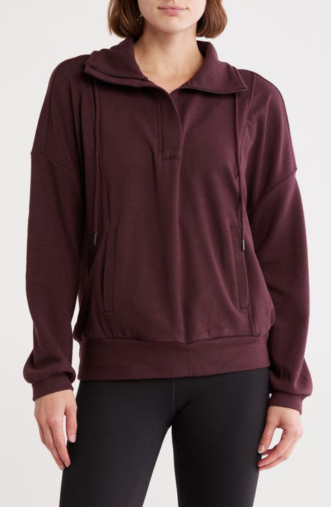 Cozy Half Zip Pullover Sweatshirt