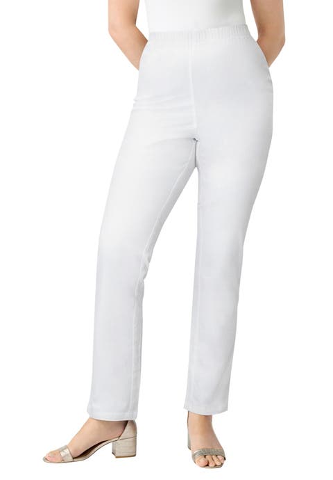 Plus Size Comfort Stretch Straight Leg Jean (Plus)