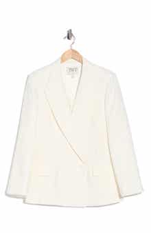 Harper Linen Double Breasted Blazer