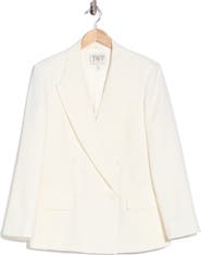 TWP Harper Linen Double Breasted Blazer