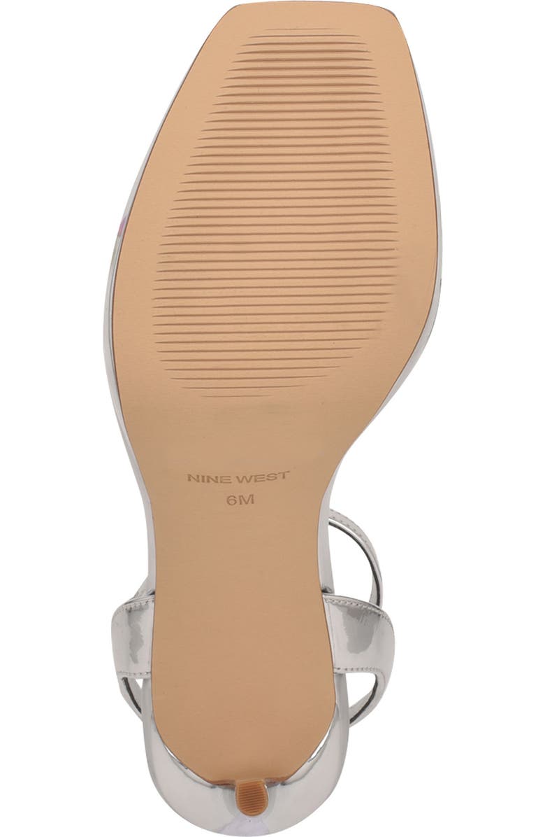 Nine West Zadie Square Toe Sandal, Alternate, color,