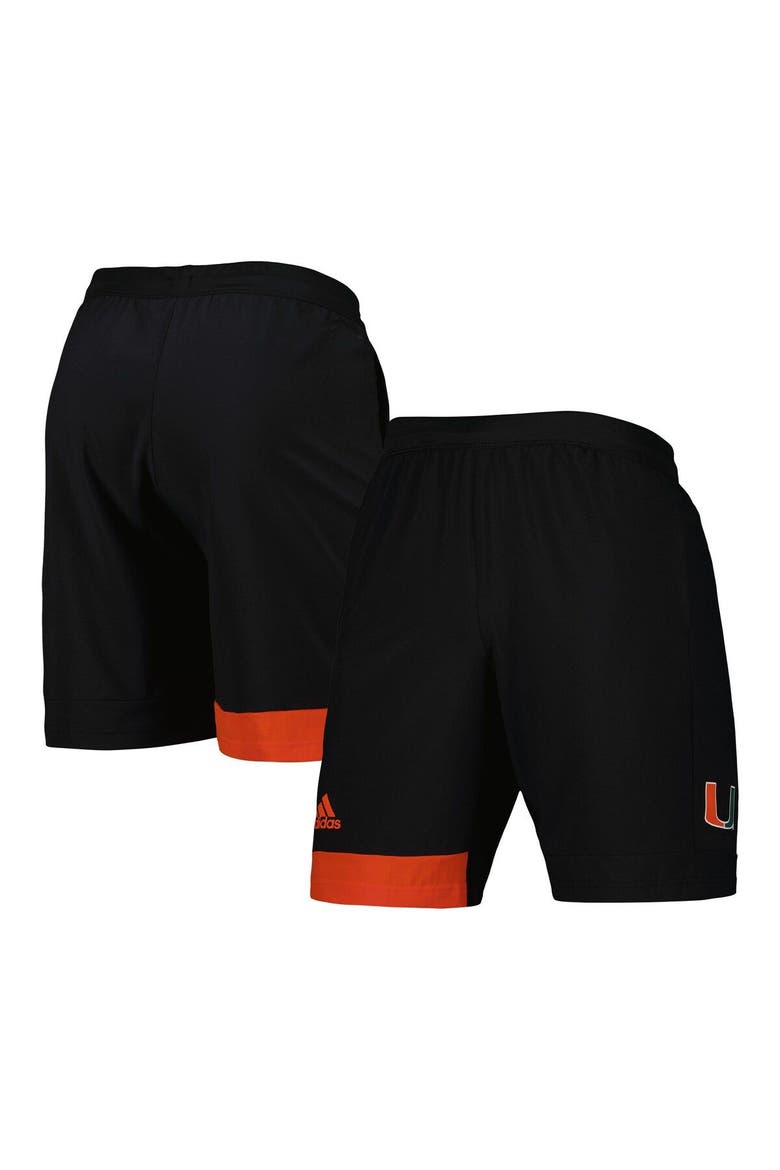 Men's adidas Black Miami Hurricanes AEROREADY Training Shorts, Main, color, Black
