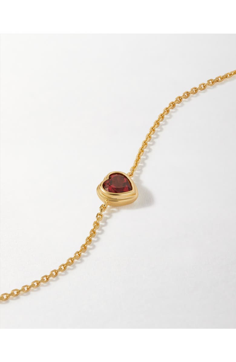Edge of Ember Heart Red Garnet Bracelet, Alternate, color, Red Garnet
