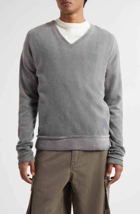 Parallel Merino Wool V-Neck Sweater