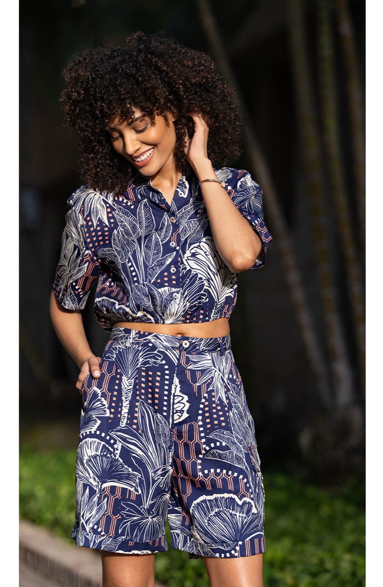 Tori Richard Oasis Hailie Blouse, Alternate, color, 