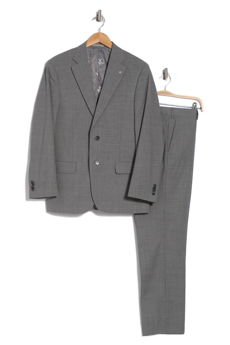 Regular Fit Suit, Alternate, color, GREY