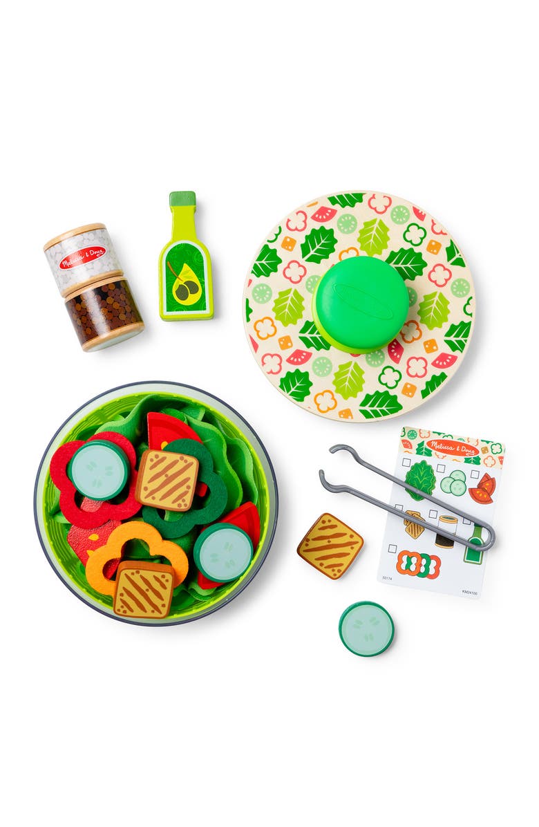 Melissa & Doug Salad Spinner Playset, Alternate, color,