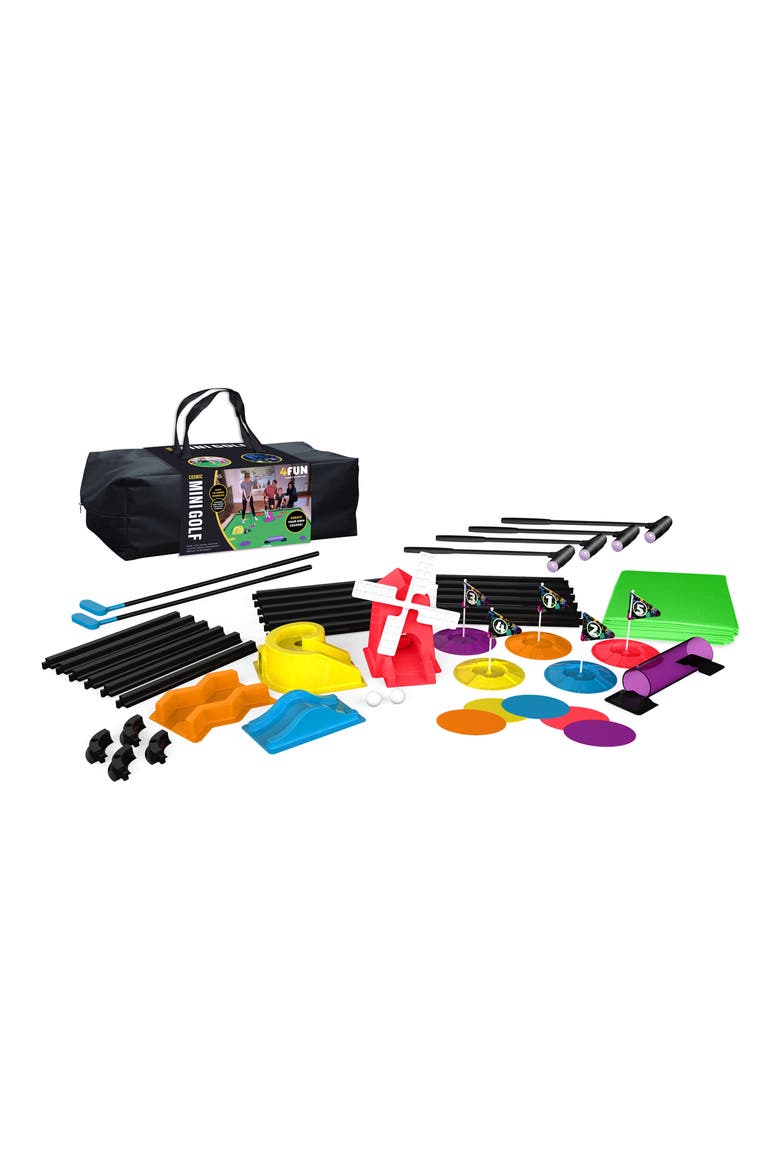 4Fun Cosmic 5-Hole Mini Golf Set, Main, color, MULTI