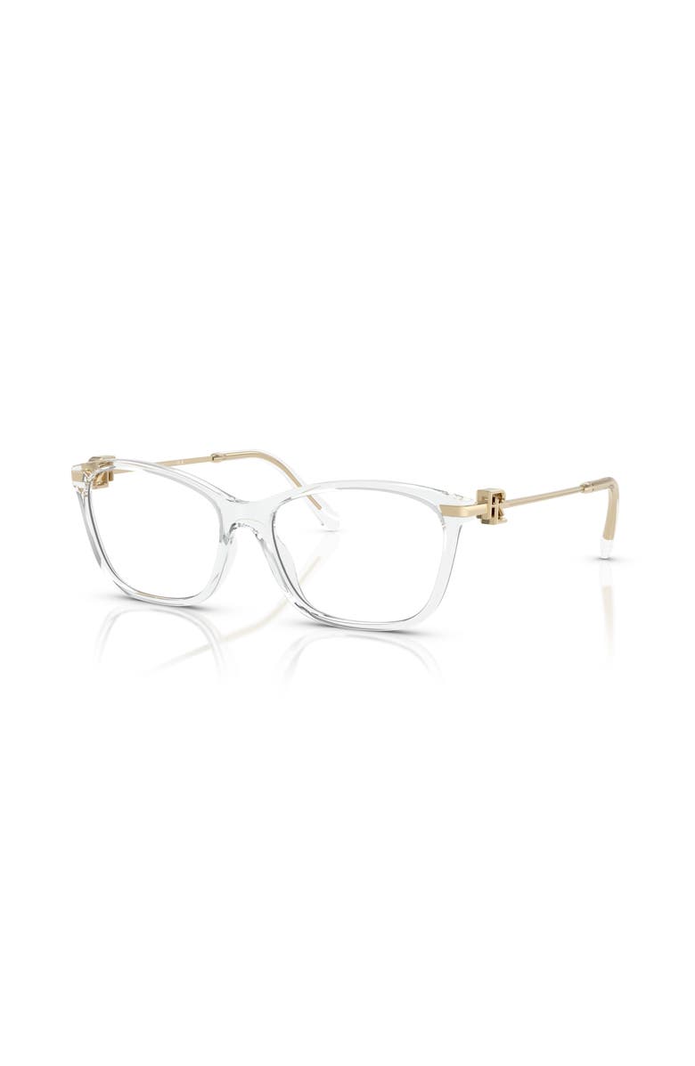 Ralph Lauren 55mm Butterfly optical glasses, Main, color, Transparent