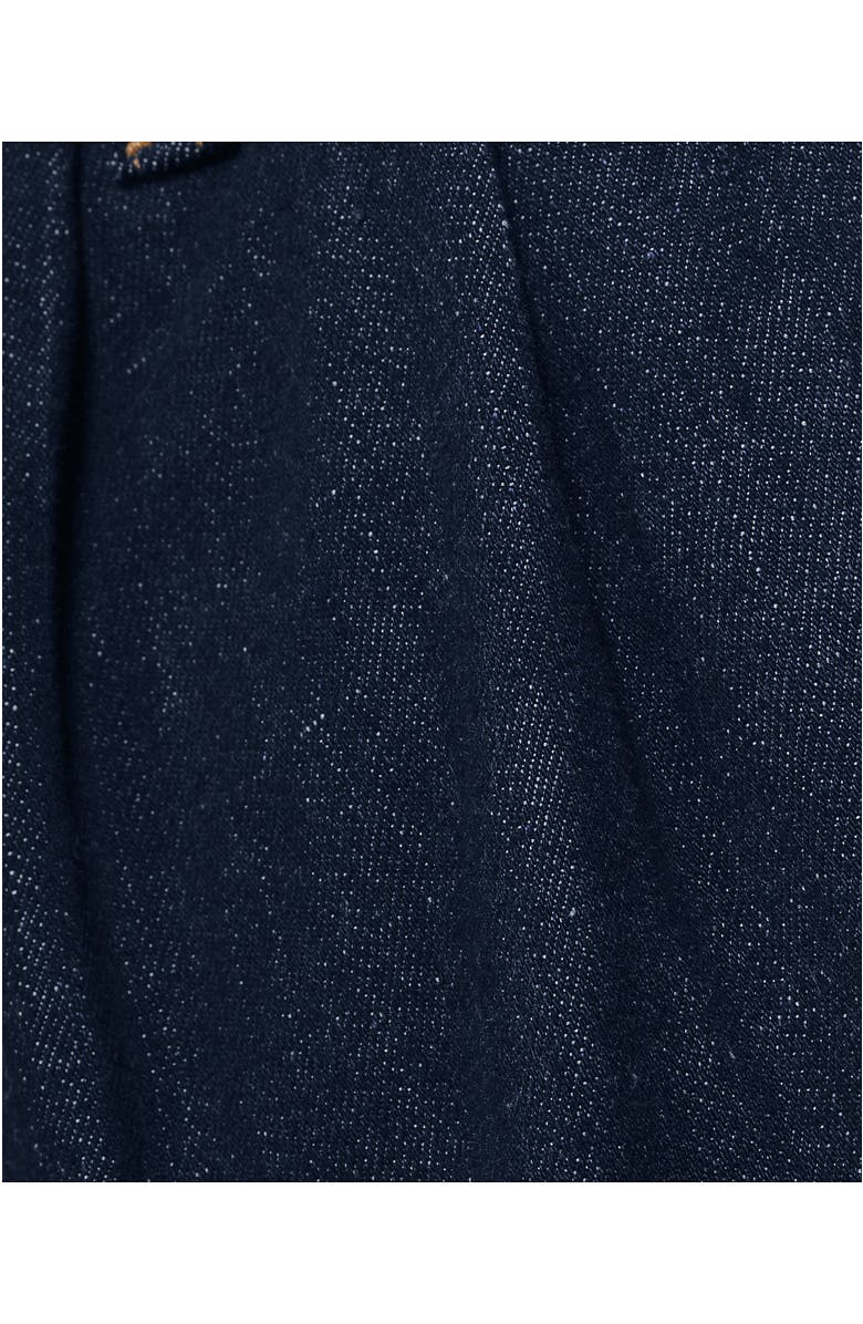 Lands' End Denim Mid Rise Wide Leg Culotte Jeans, Alternate, color, River Rinse