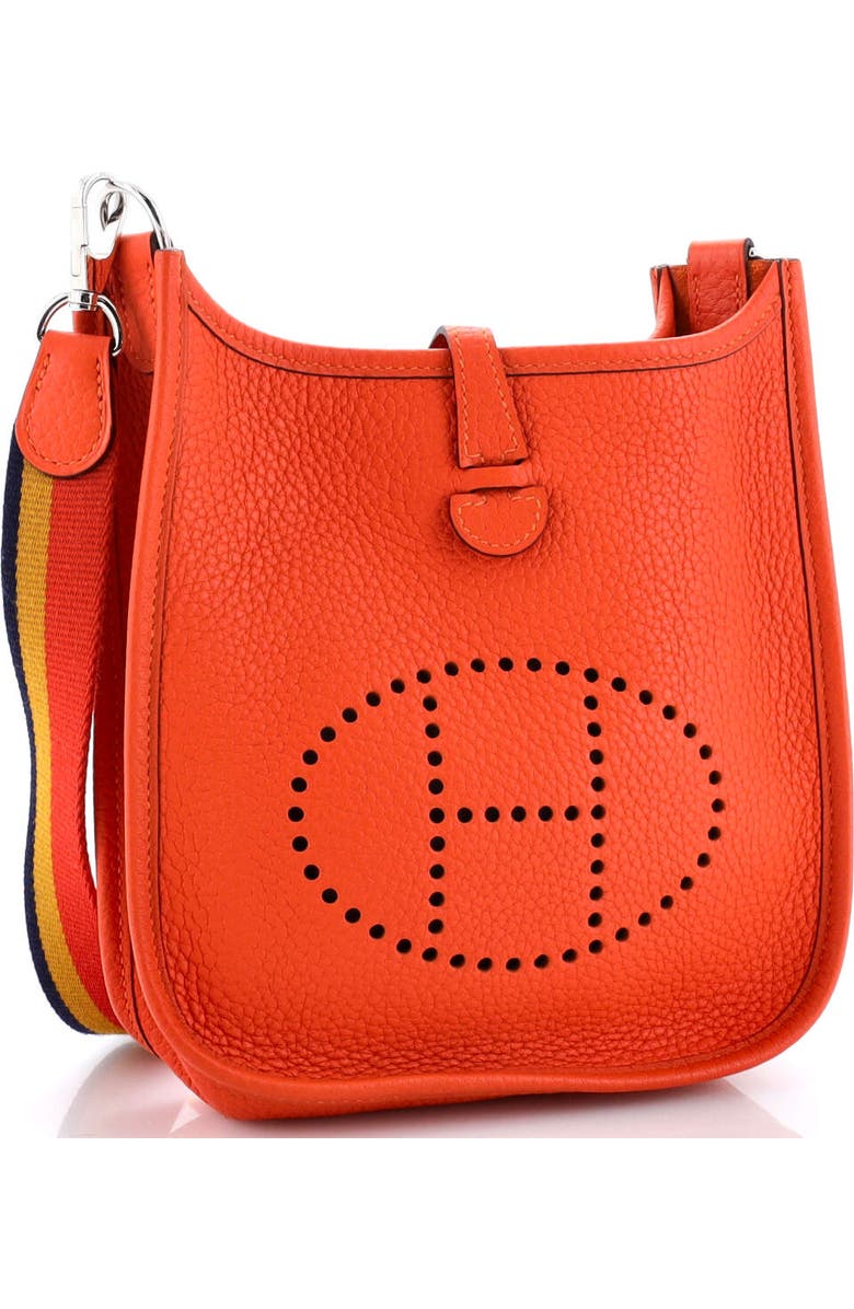 Pre-Owned Hermes Evelyne Bag Gen III Clemence TPM, Alternate, color, Feu