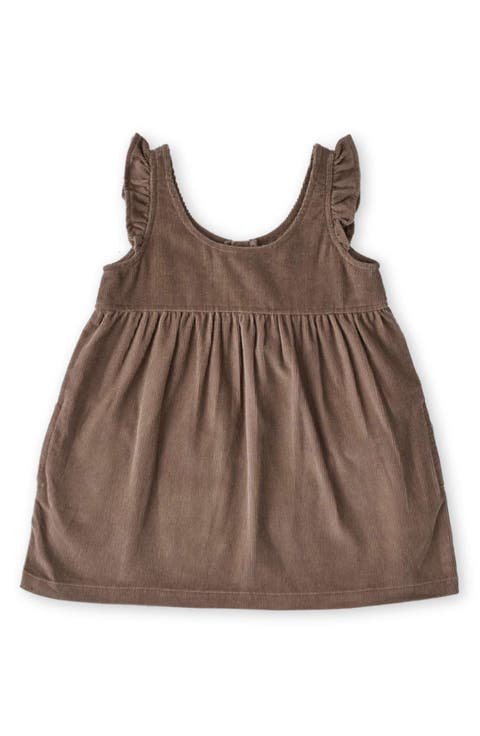Organic Cotton Corduroy Pinafore Dress